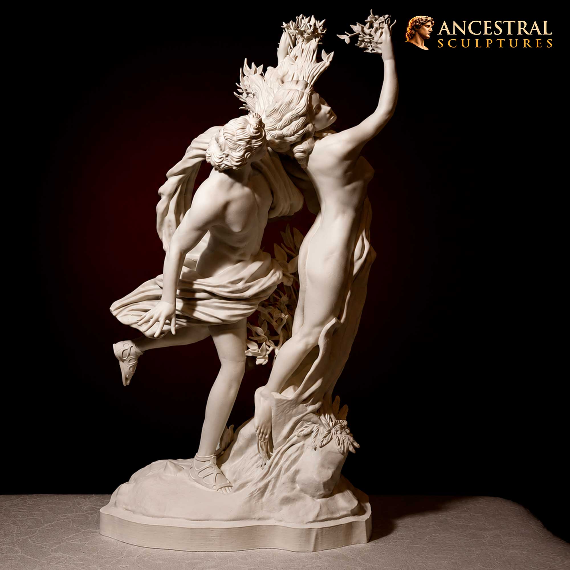 Apollo and Daphne Sculpture by Bernini – Baroque Mythological Statue – Museum Classical Art Decor - Image 3