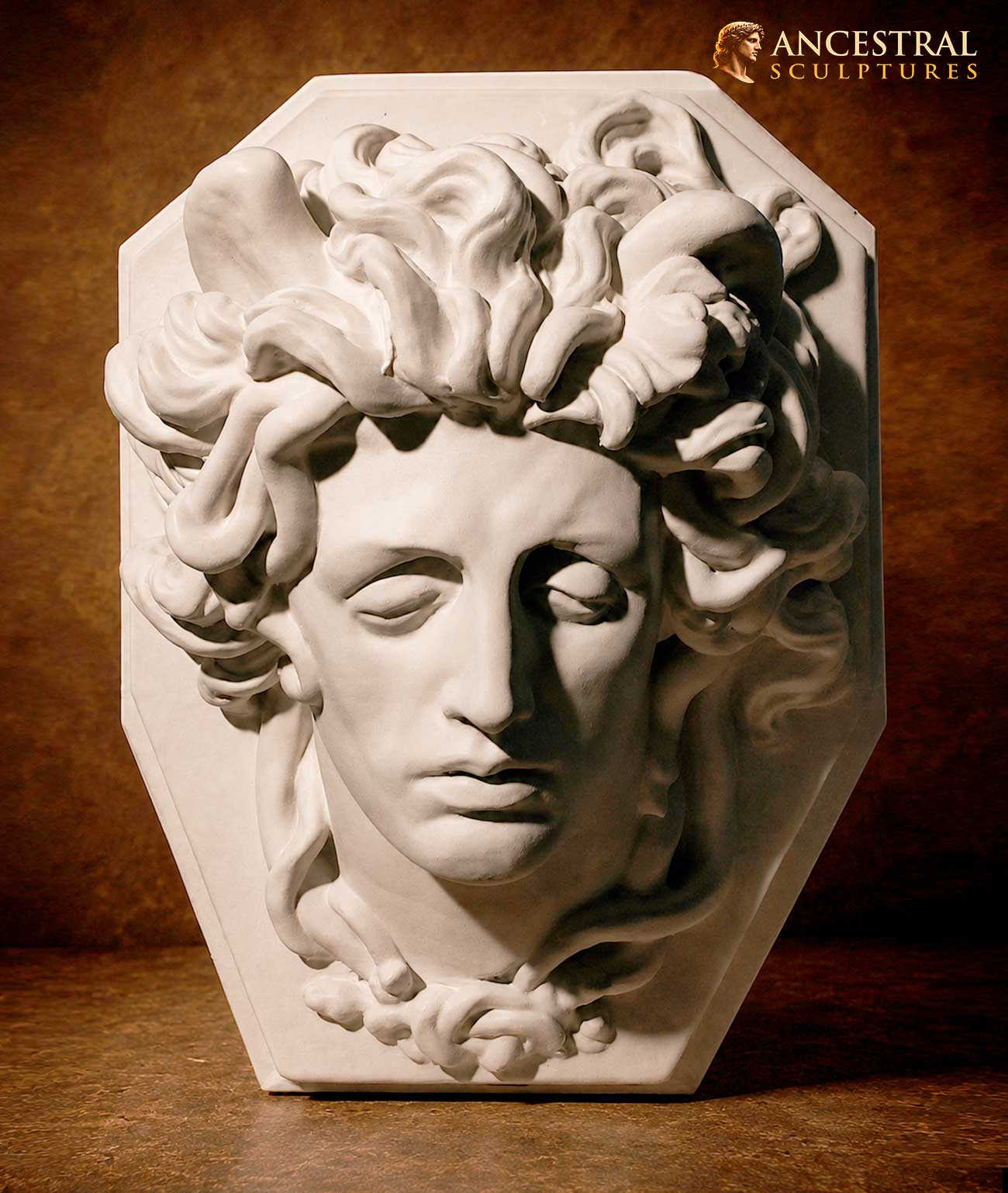 Medusa’s Head by George Frederic Watts – Historical Reconstruction of the Gorgon | Hand-Finished Mythological Artwork