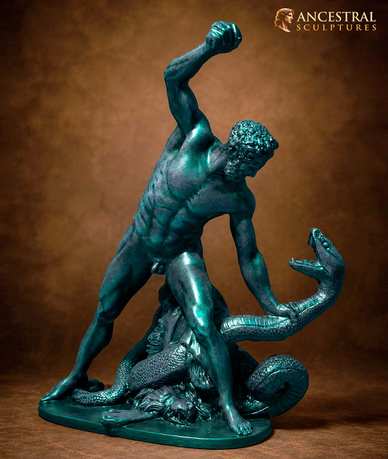 Hercules and the Lernaean Hydra – Historical Representation After François Joseph Bosio | Mythological Sculpture