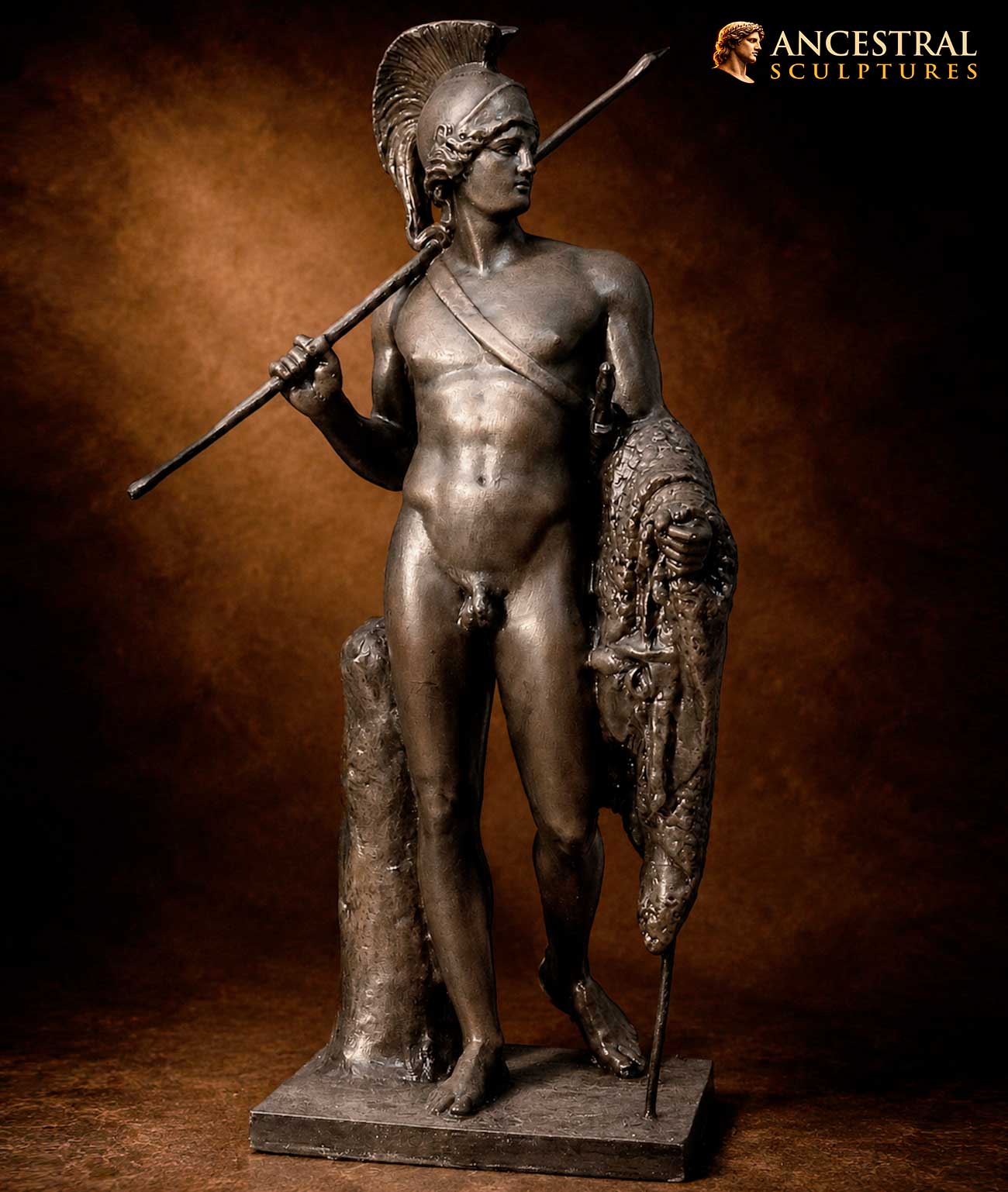 Jason with the Golden Fleece Sculpture – Mythological Representation of the Hero of the Argonauts | Greek Mythology Statue