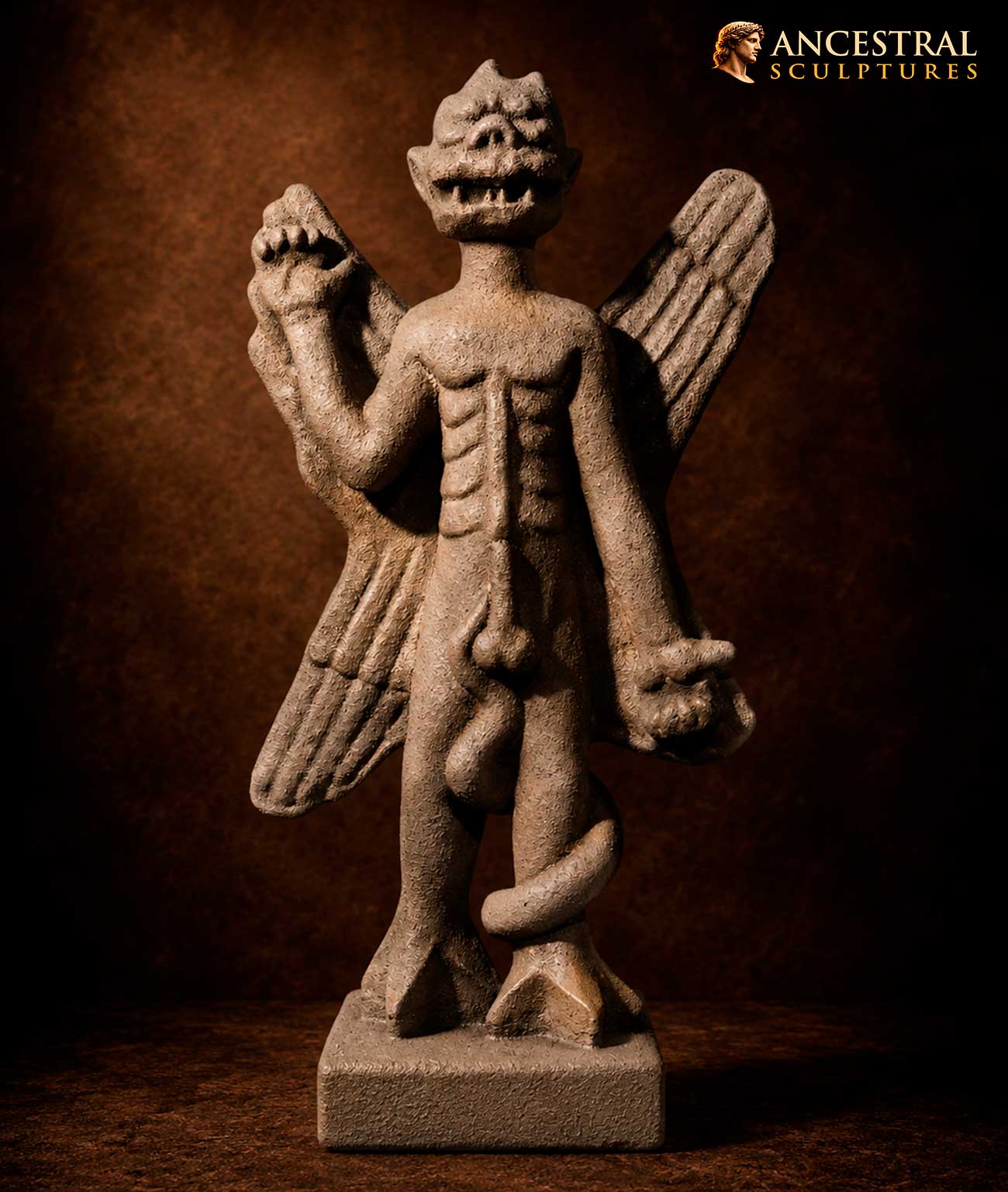 Pazuzu Statue | Ancient Mesopotamian Deity Featured in The Exorcist | Assyrian Mythology Artwork