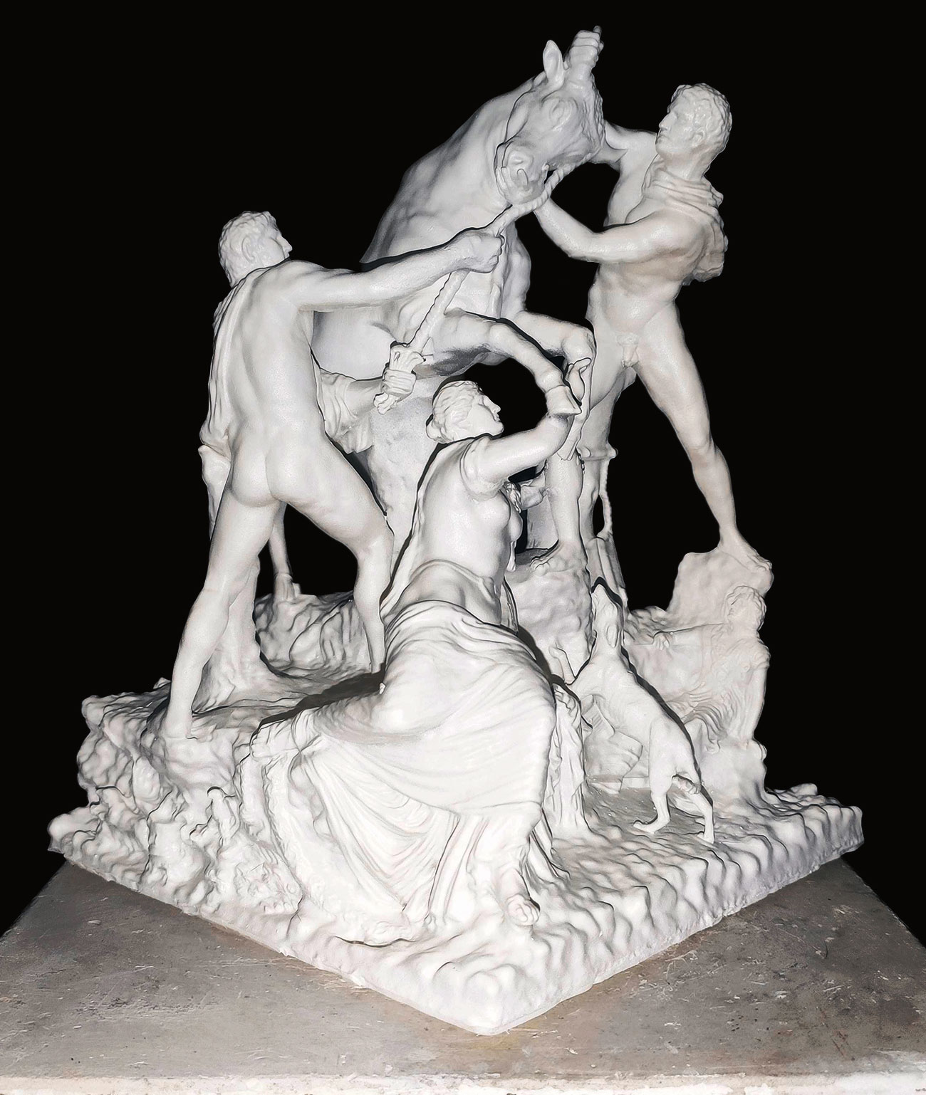 Farnese Bull Sculpture | Monumental Hellenistic Masterpiece | Dirce Punishment Group | Museum-Quality Classical Art - Image 5