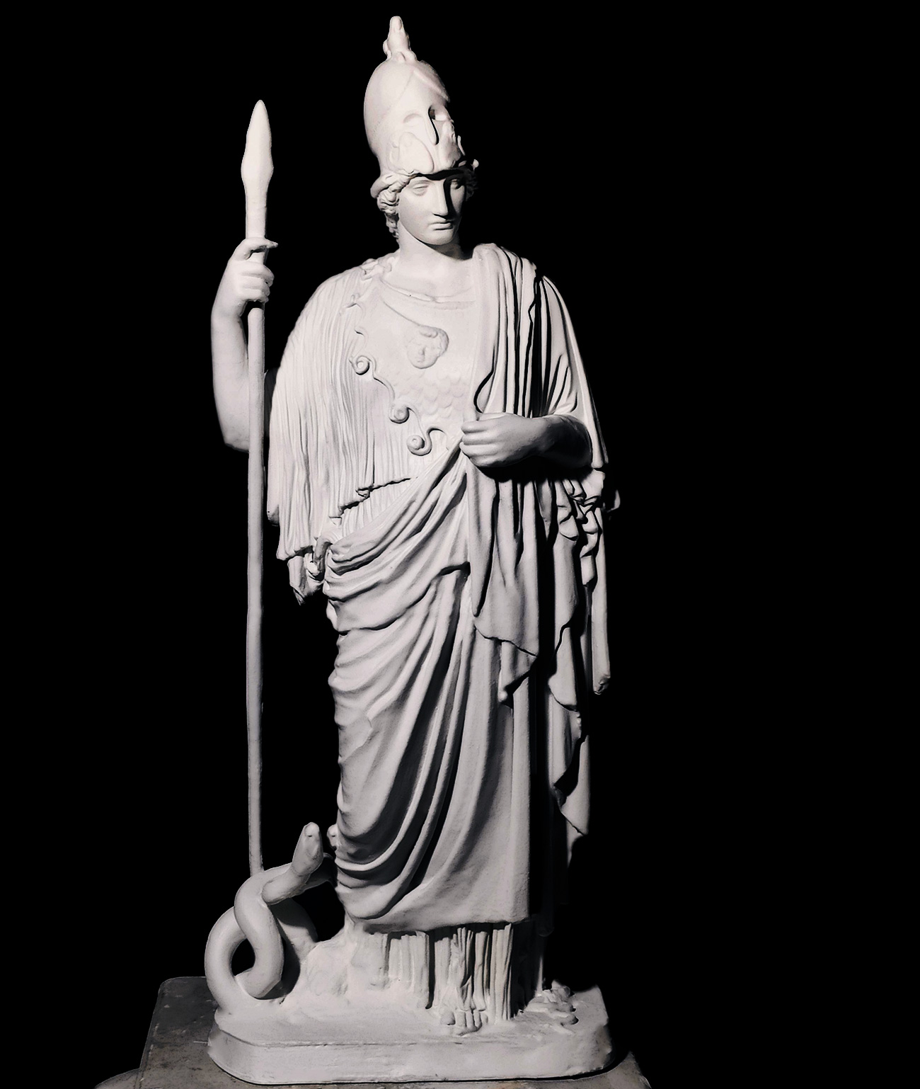 Athena Pallas Giustiniani | Classical Greek Goddess Sculpture | Ancient Roman Artwork of Minerva - Image 4
