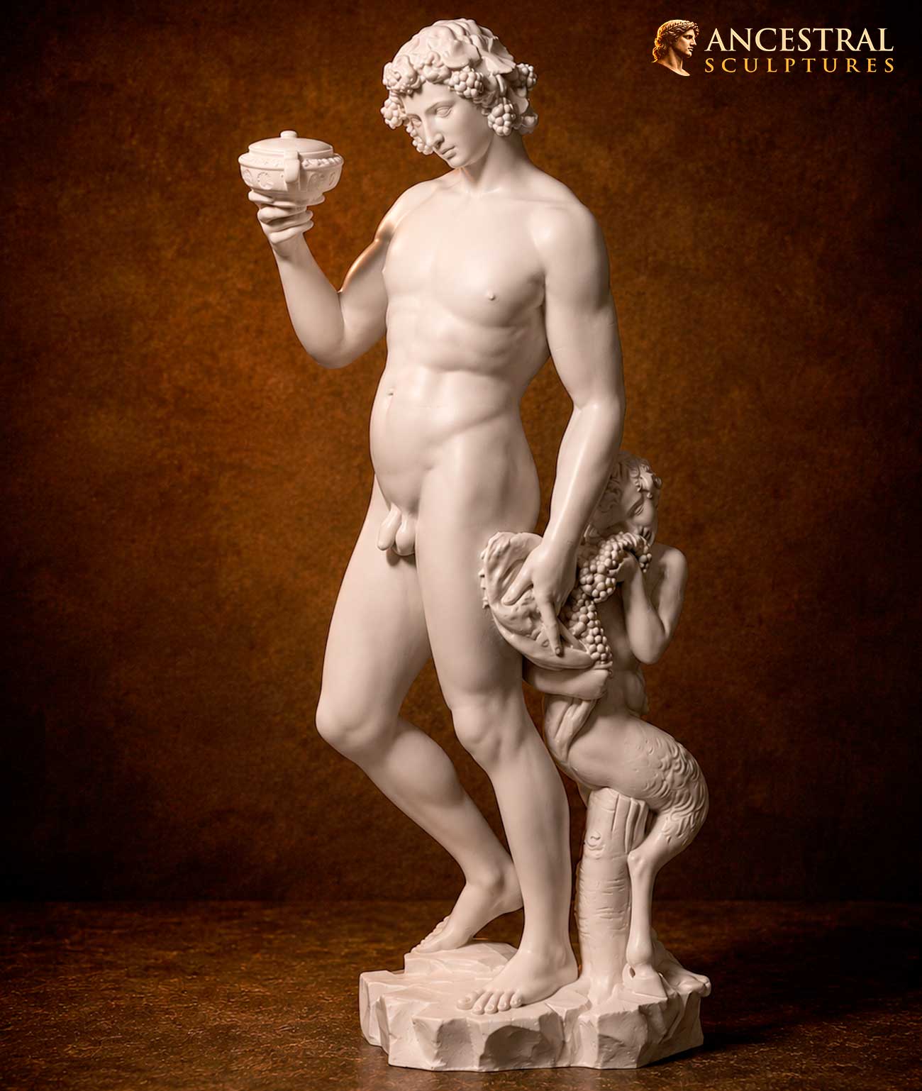 Bacchus by Michelangelo | Renaissance Sculpture of the Roman God of Wine | Classical Mythological Artwork