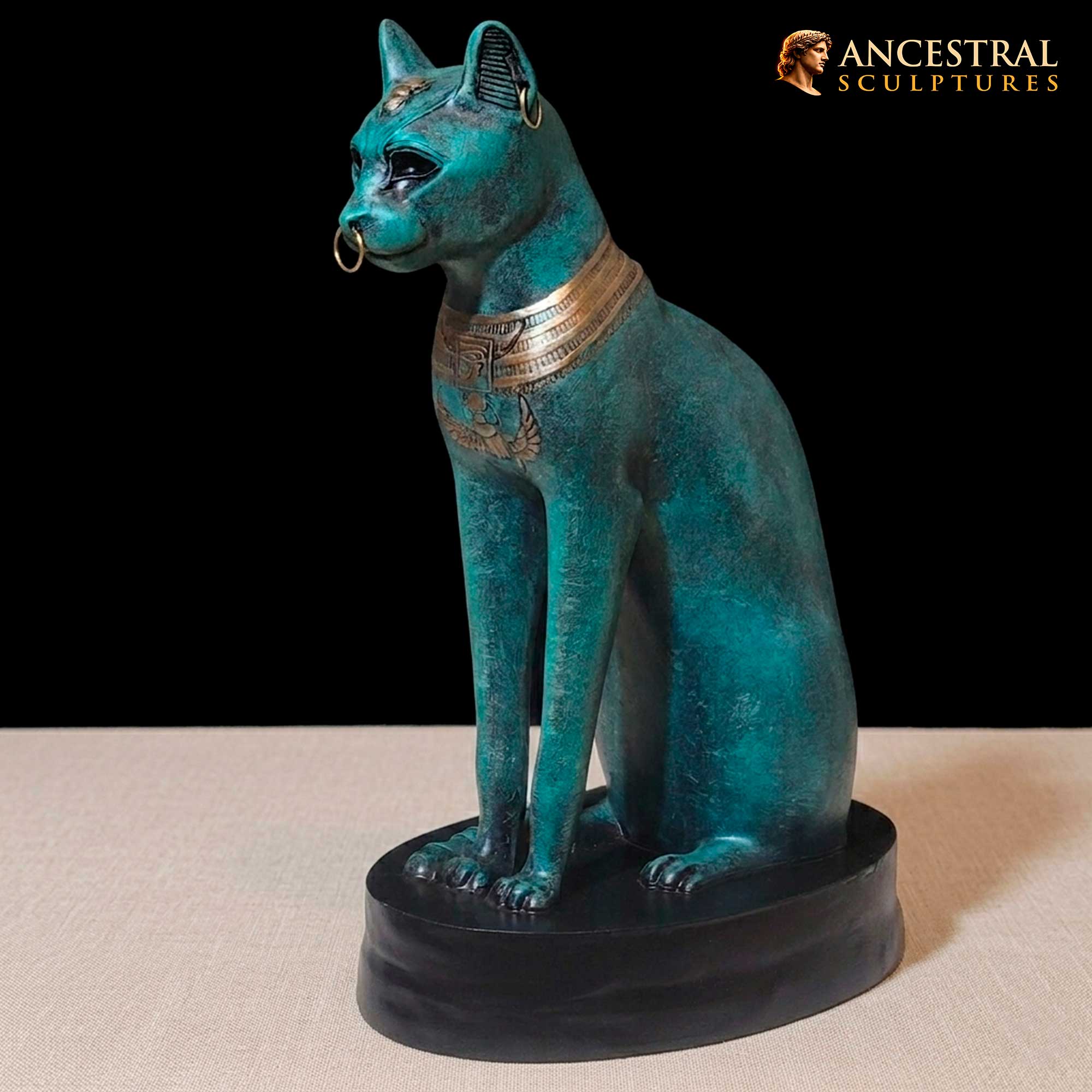 Gayer-Anderson Cat at The British Museum (Bastet) . Late Period. Exact replica - Image 2