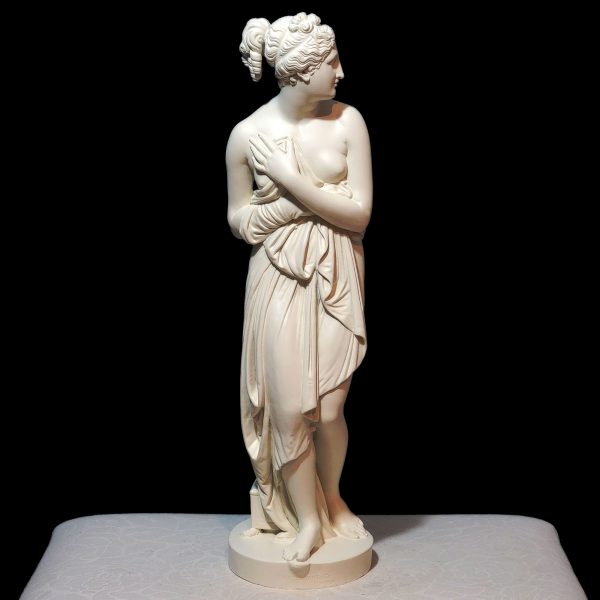 Venus Italica by Antonio Canova | White Malta Marble Effect | High-Quality Filled Resin Statue | Neoclassical Classical Art Sculpture - Imagen 2