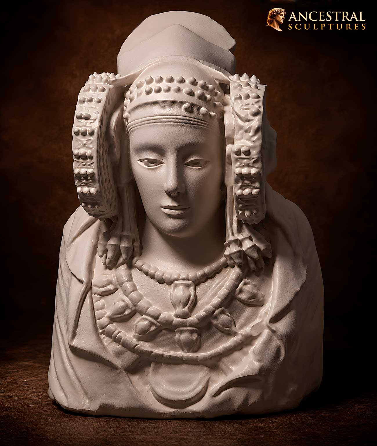 Lady of Elche – Exact Replica of the Iberian Icon – Exclusive Sculpture in High-Quality Resin – Ancient Spain Art – Museum Collectible