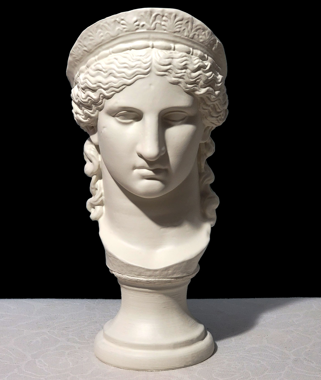 Hera Juno Bust Sculpture – Greek Goddess of Marriage and Power, Museum-Quality Handmade Resin Statue, Classical Roman Mythology Art