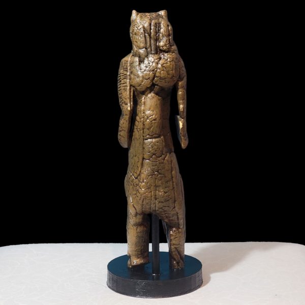 Lion Man of Hohlenstein-Stadel | Paleolithic replica in resin | Prehistoric sculpture, cave art, mythical figure, museum reproduction - Imagen 3