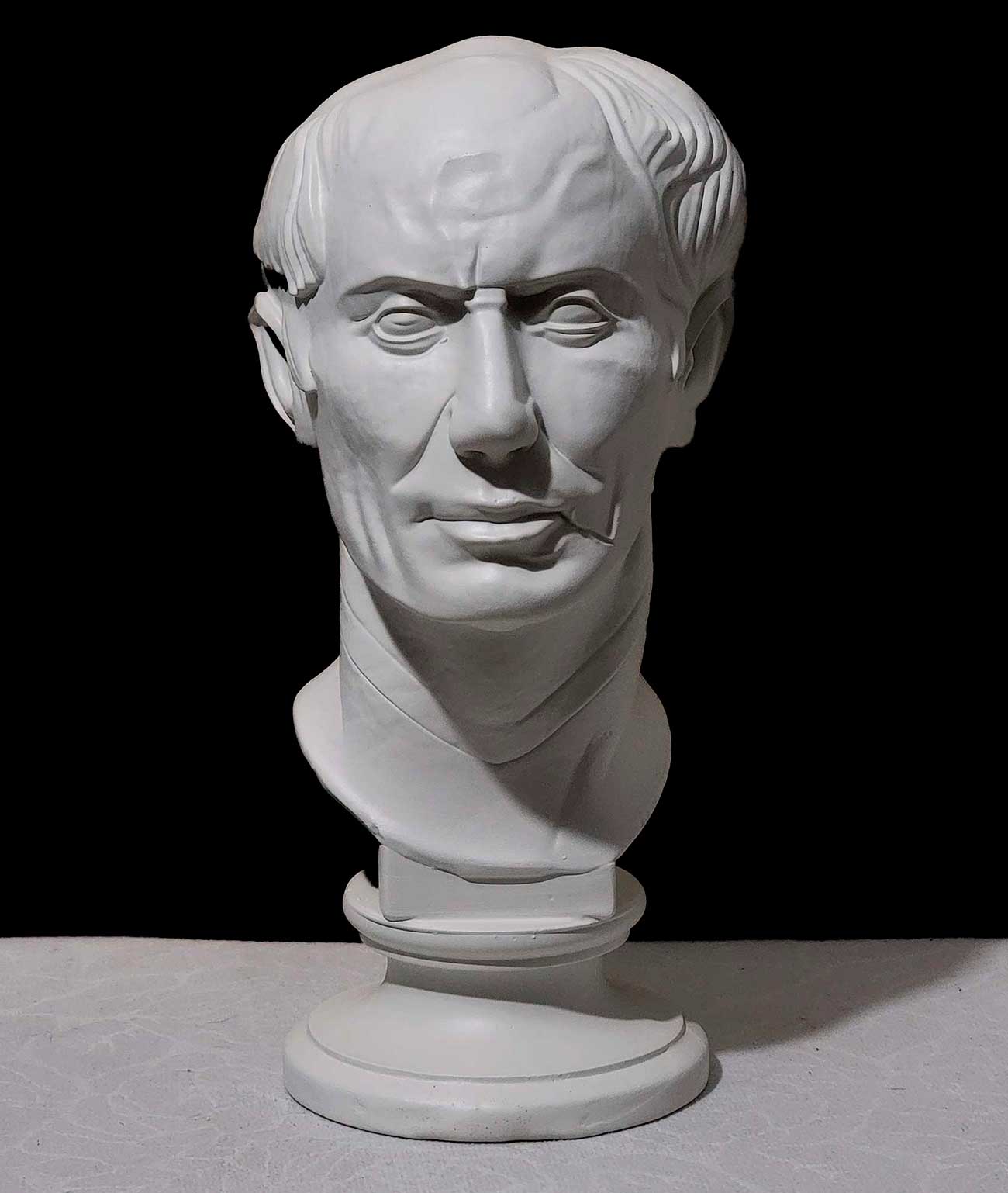 Julius Caesar Tusculum Bust Roman Sculpture High Quality Resin Marble Style Ancient Rome Decor Classical Museum Art Replica