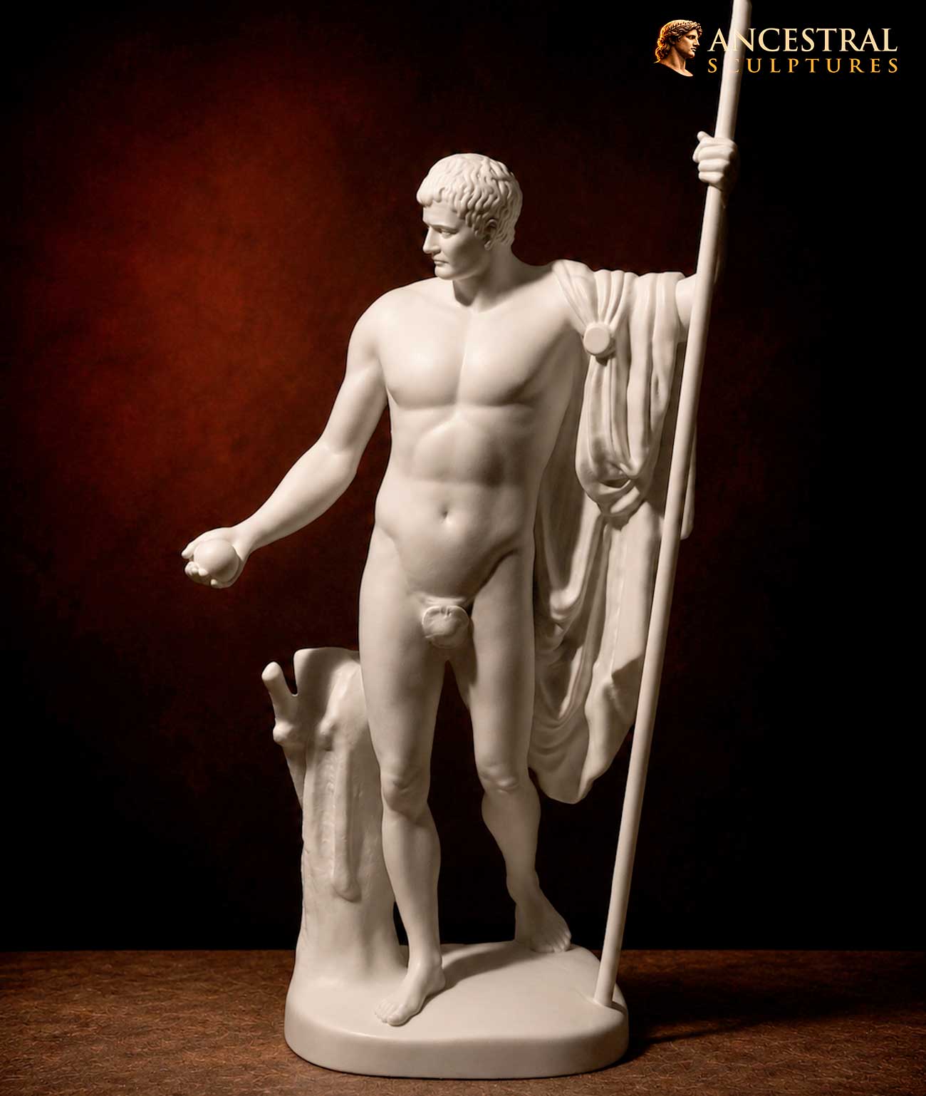 Napoleon as Mars the Peacemaker – Antonio Canova | Neoclassical Sculpture | Empire Style Art | Mythological Napoleon Statue